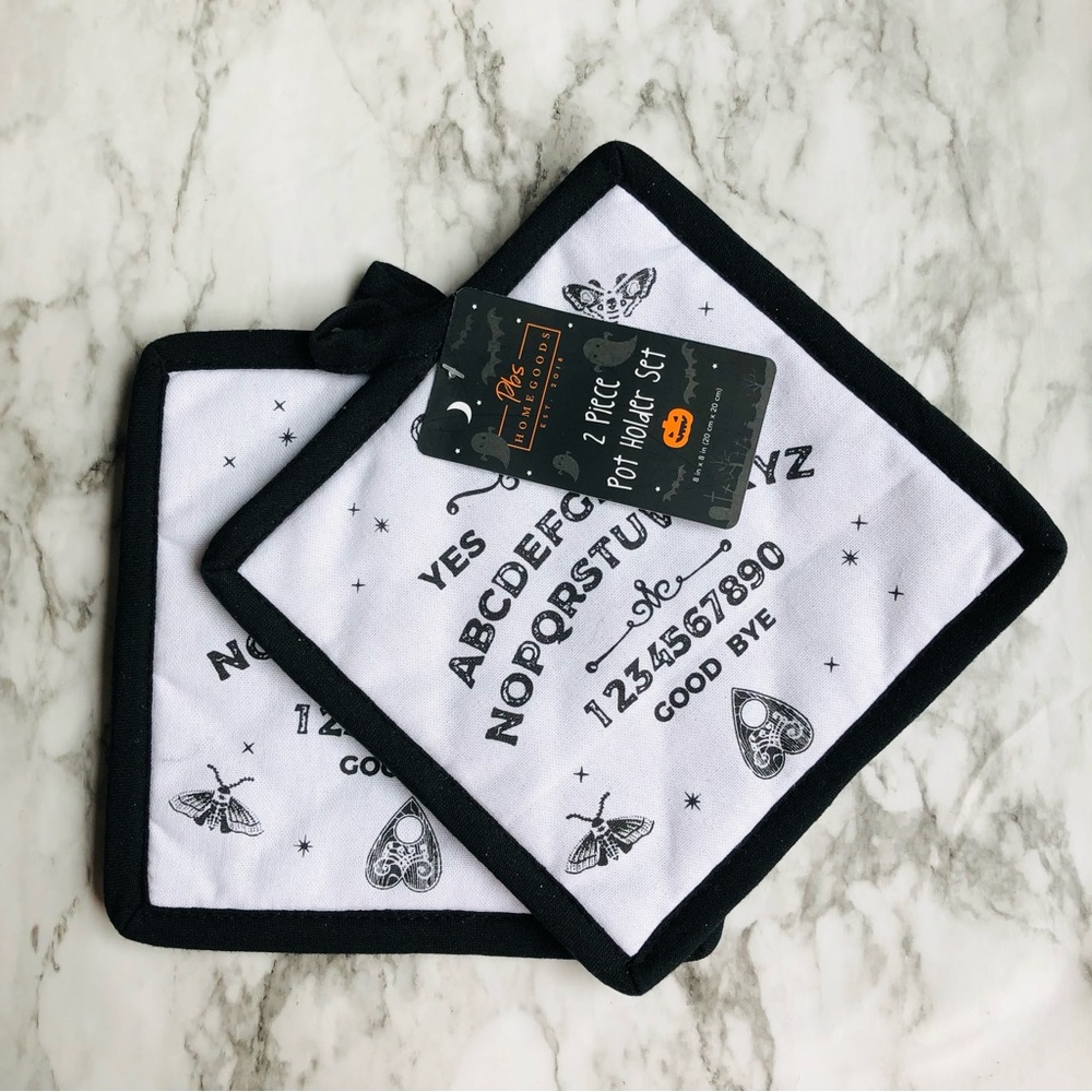 Halloween Ouija Pot Holder Set 2 pc